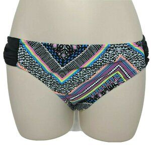 Bikini Nation Shirred Hipster Bikini Swimsuit Bottom